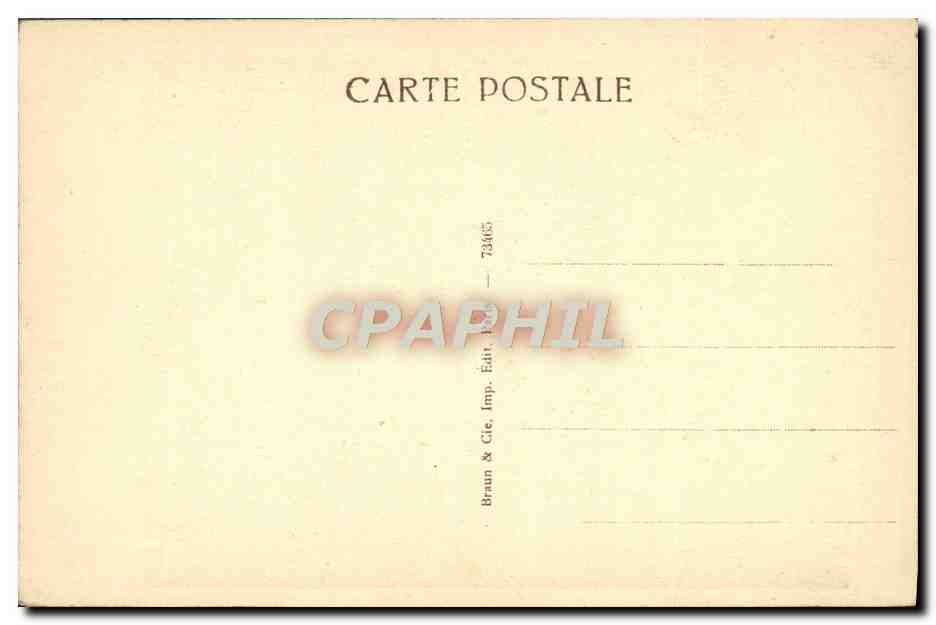 CPA Oxford Michel Angelo Tete De Femme — Verso