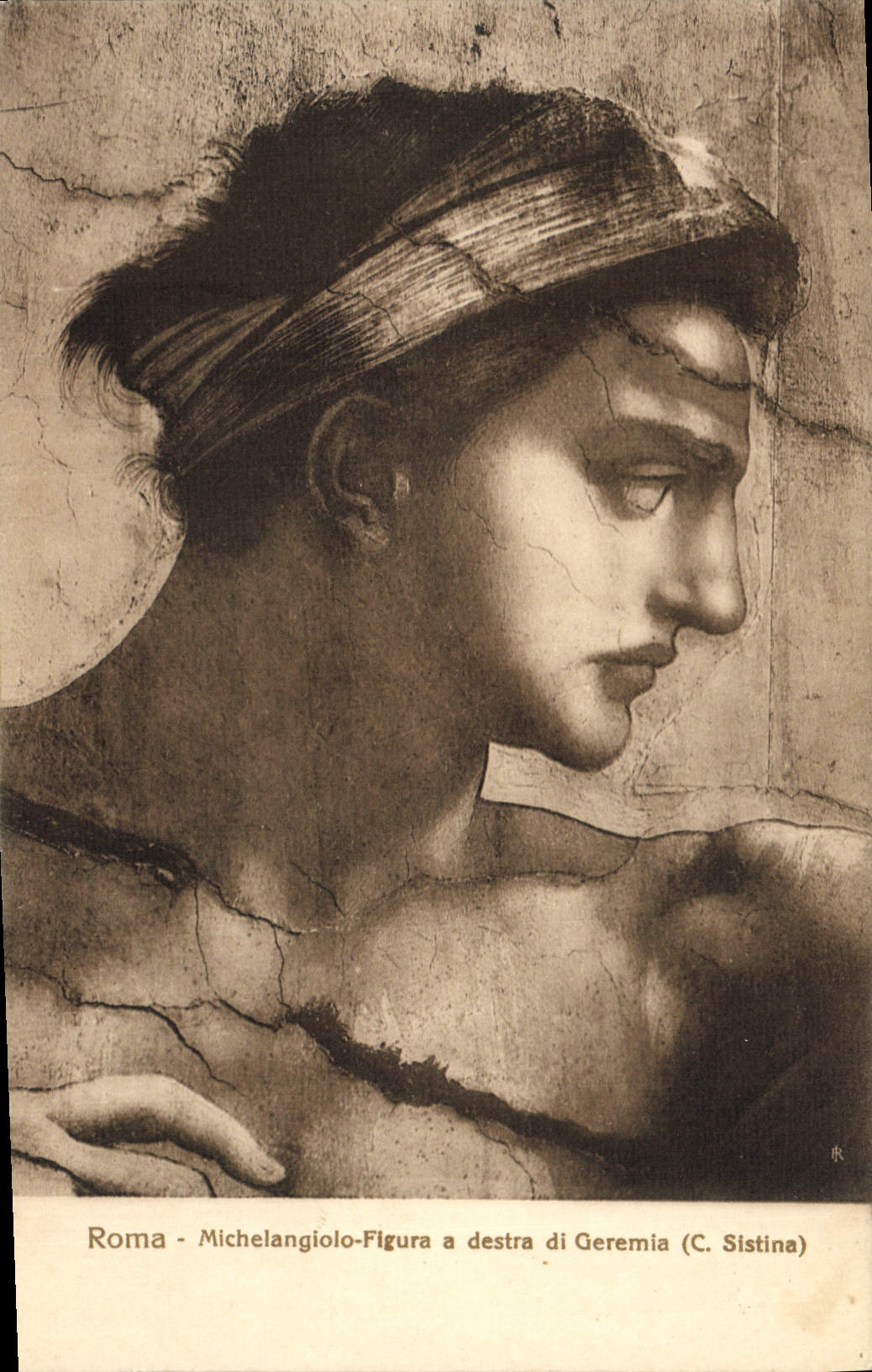 CPA Roma Michelangiolo Figura A Destra Di Geremia C Sistina