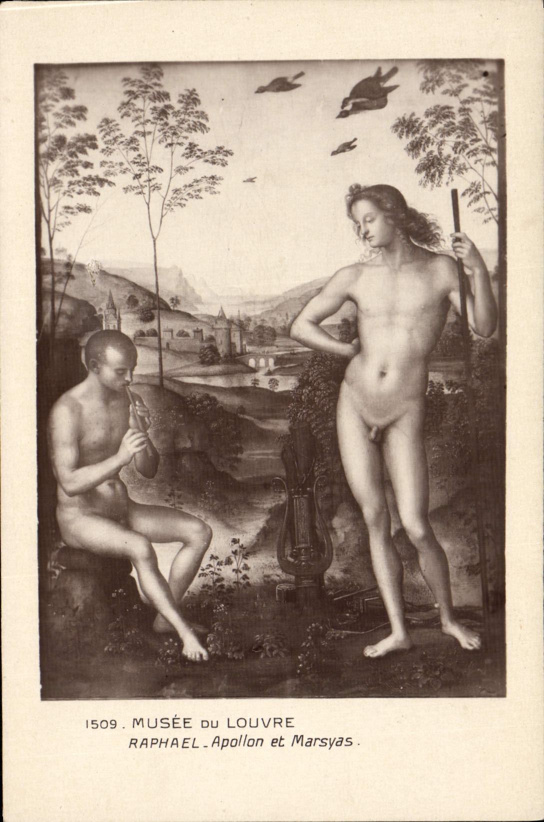 CPA Musee Du Louvre Raphael Apollon Et Marsyas