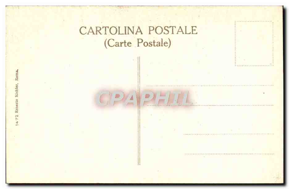 Roma - Michelangelo - Création de l'Homme - (C. Sistina) — Verso