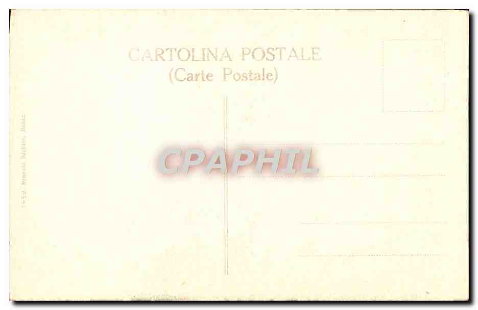 CPA Roma Michelangiolo Profeta Giona — Verso