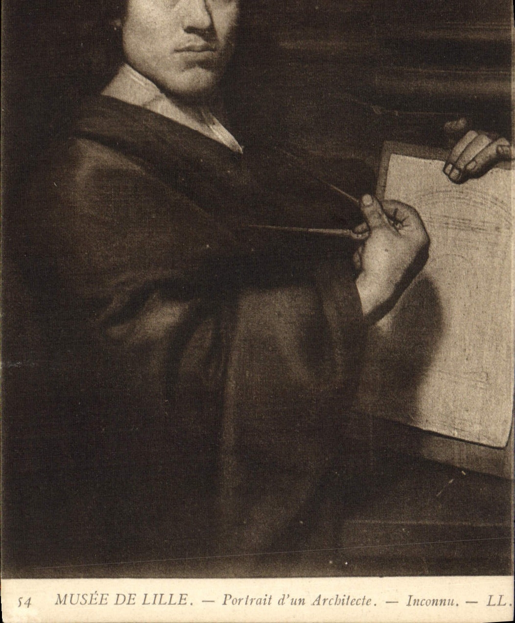 CPA Musee De Lille Portrait D'Un Architecte