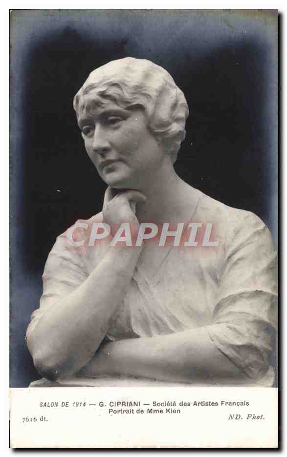 Portrait de Mme Klen — Salon de 1914 — G. Cipriani — Société des Artistes Français