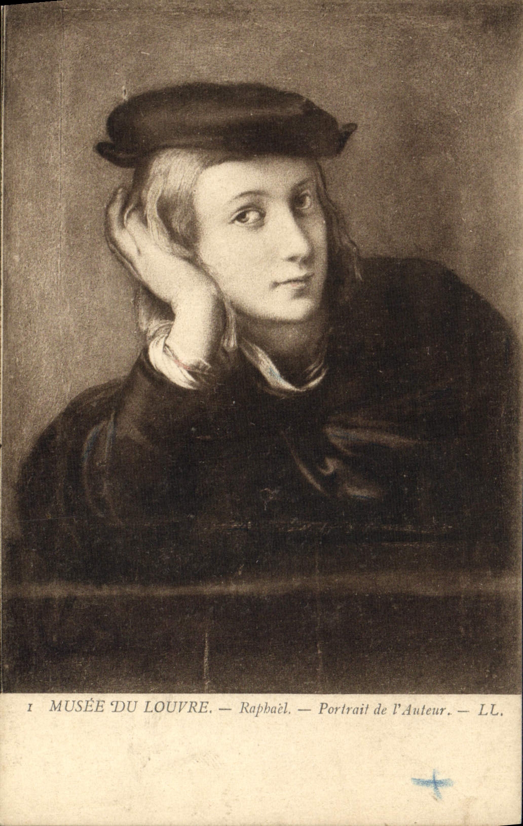 CPA Musee Du Louvre Raphael Portrait De l'Auteur