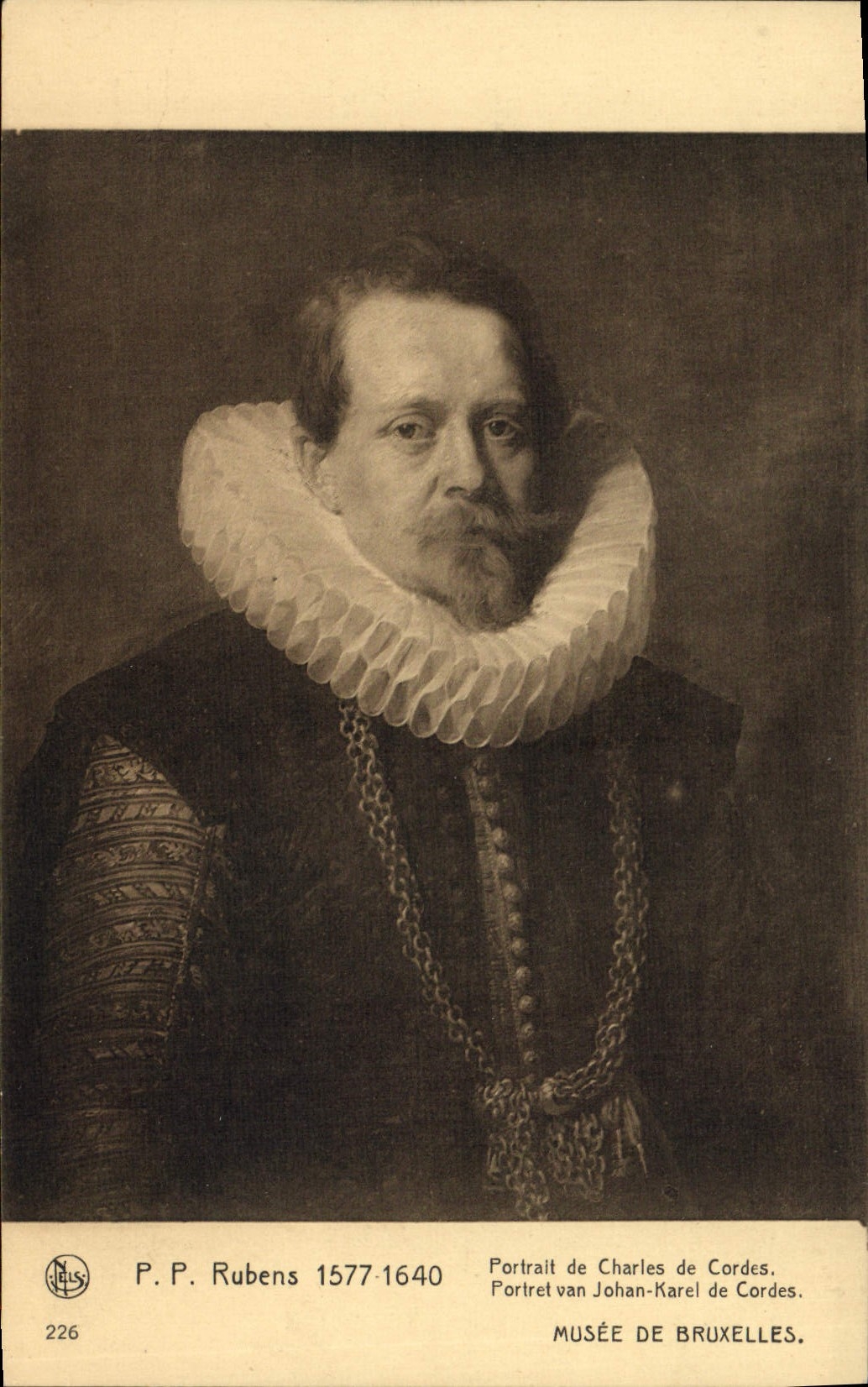 CPA Rubens Portrait De Charles De Cordes Musee De Bruxelles