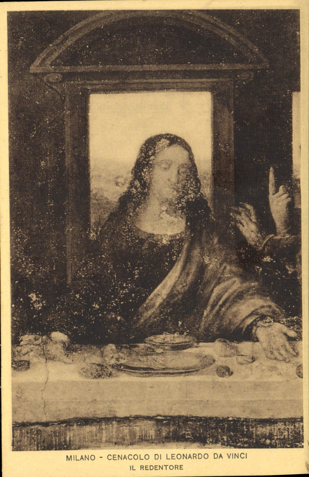 CPA Milano Cenacolo Di Leonardo Da Vinci Il Redentore