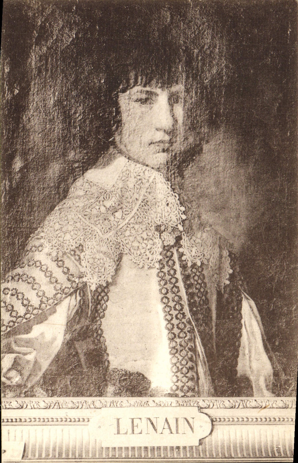 CPA Lenain Portrait Presume d'un membre de la famille Perussis Musee Calvet Avignon