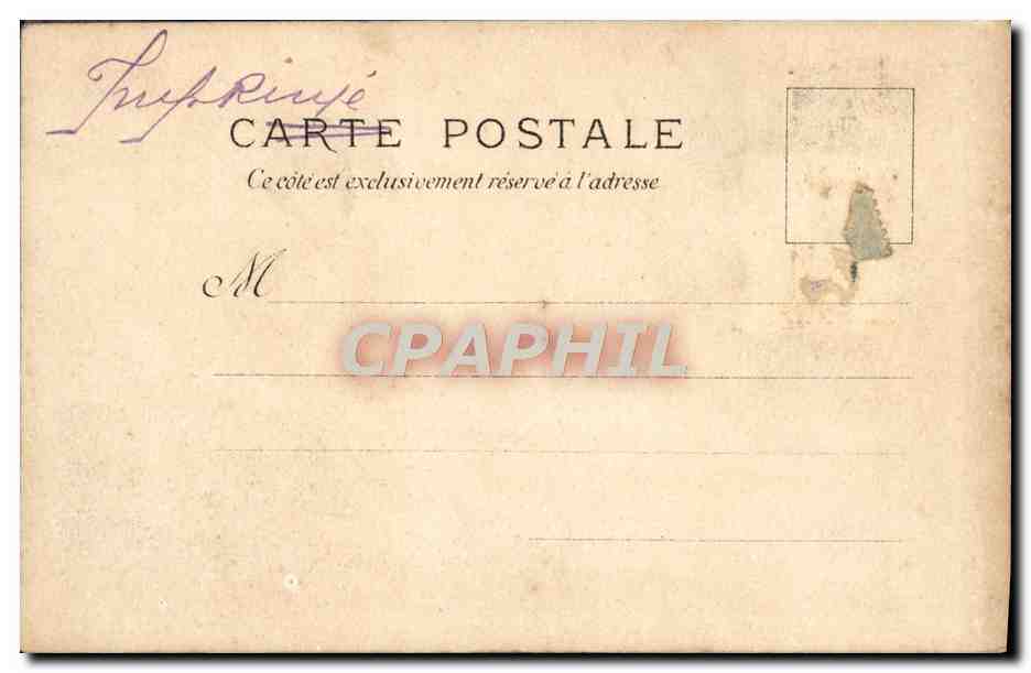 CPA Charles X Debarquement Des Francais En Algerie 1830 — Verso
