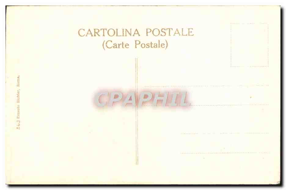CPA Roma Raffaello La Poesia Vaticano — Rückseite