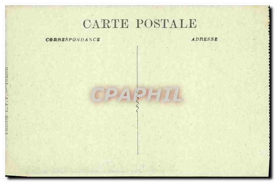 Toulon — La Poste — Éditeur L. F. Toulon, n° 128 — Rückseite