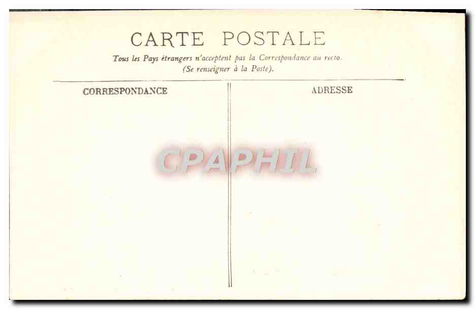 CPA Perigueux Ancien Eveche Place De La Clautre — Rückseite