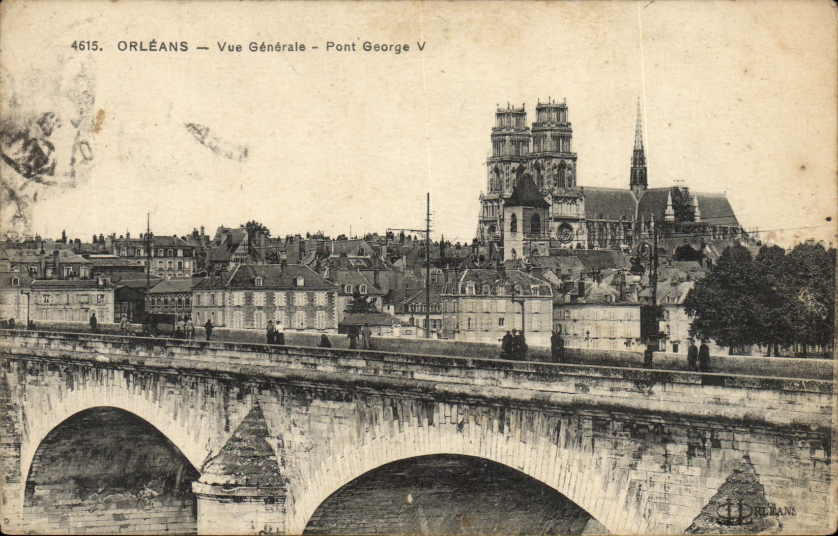 CPA Orleans Vue Generale Pont George V
