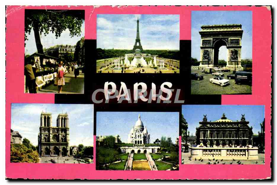 CPM Paris Les Bouquinistes Sur Les Quais La Tour Eiffel