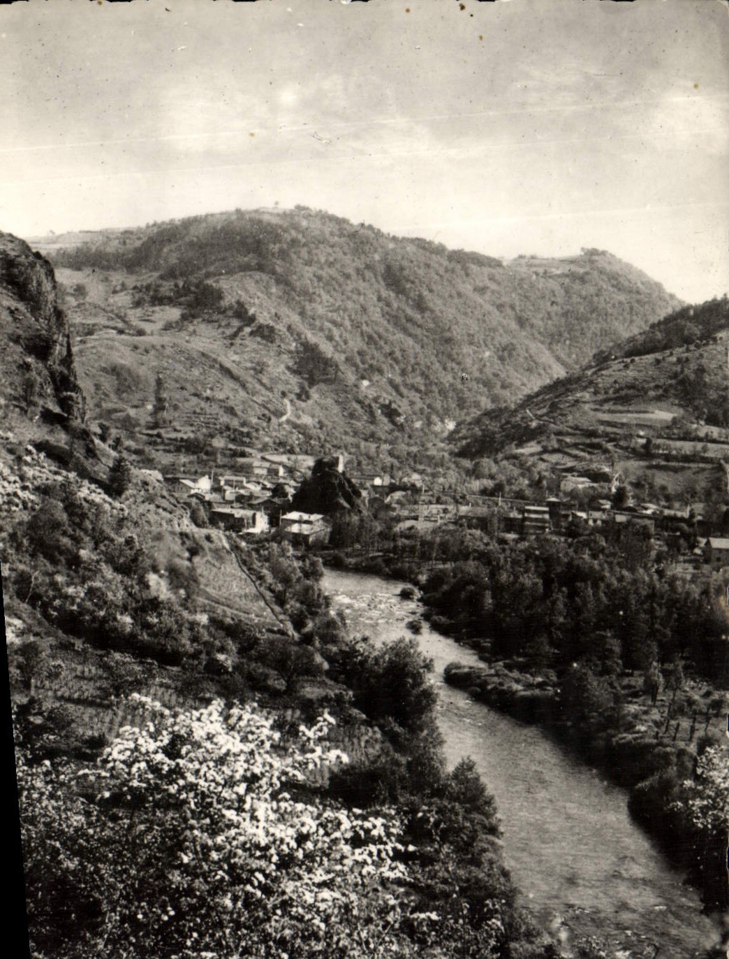 CPM Prades Peche Renommee Centre Touristique Et Reposant paysage sur l'Allier