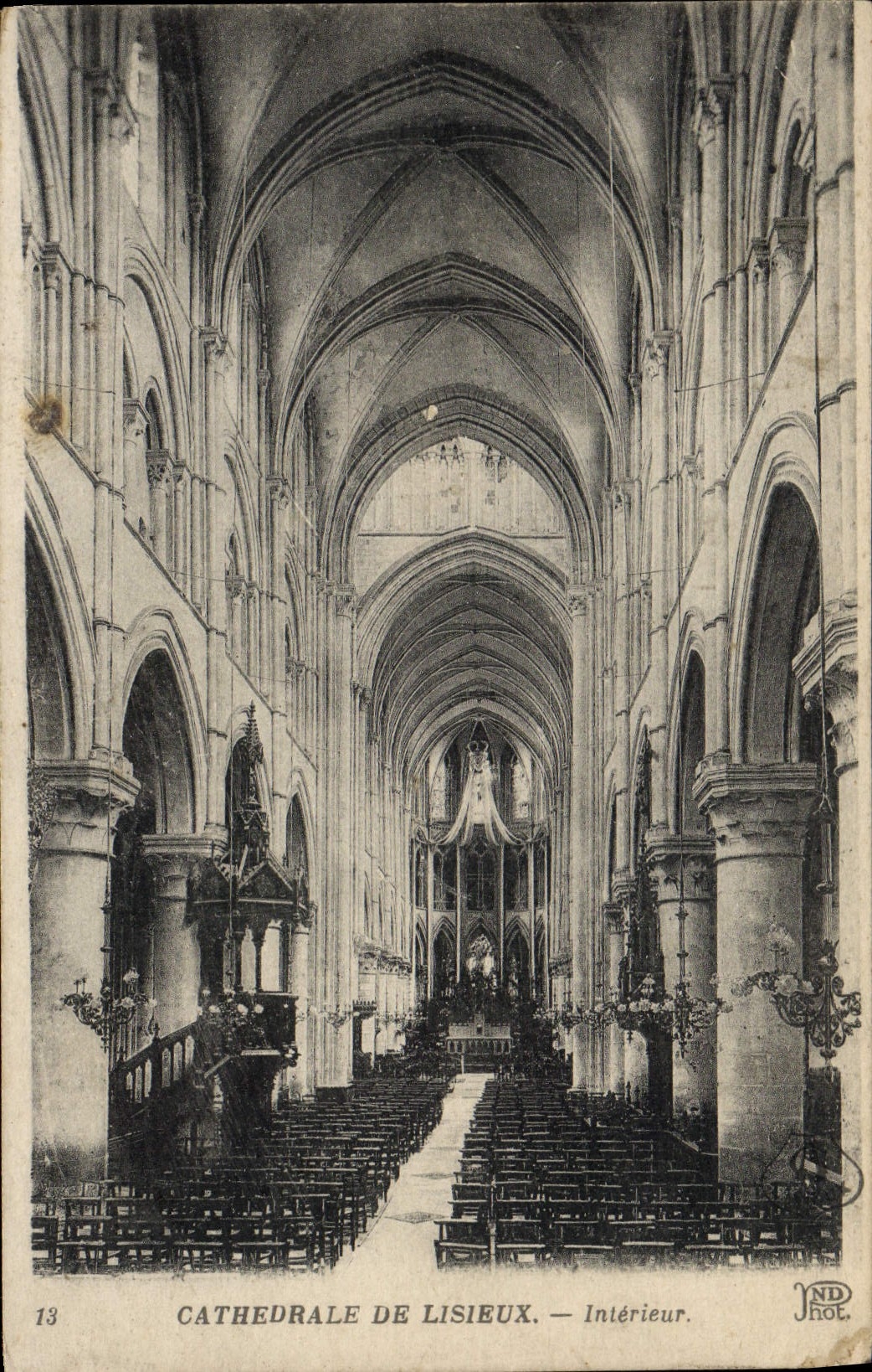 Cathédrale de Lisieux — Intérieur — JND Phot.