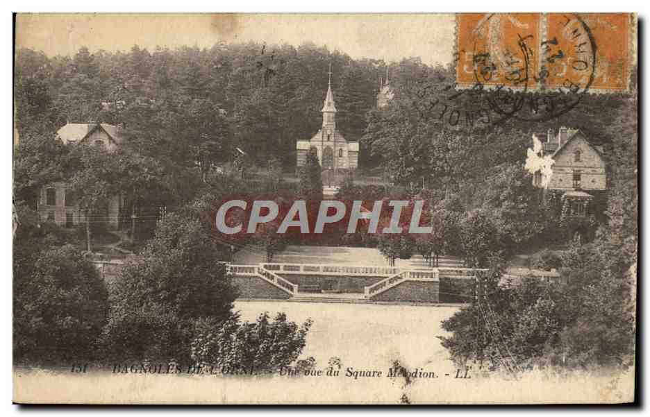 Bagnolles-de-L'Orne — Ansicht des Square Médion — LL