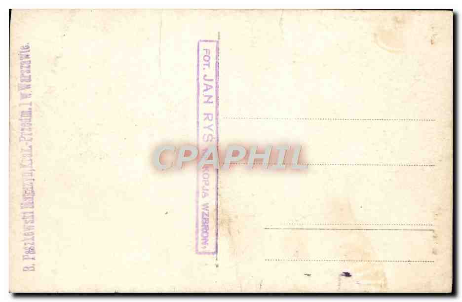 CARTE PHOTO Soldats Pologne Poland Polska Militaria — Rückseite