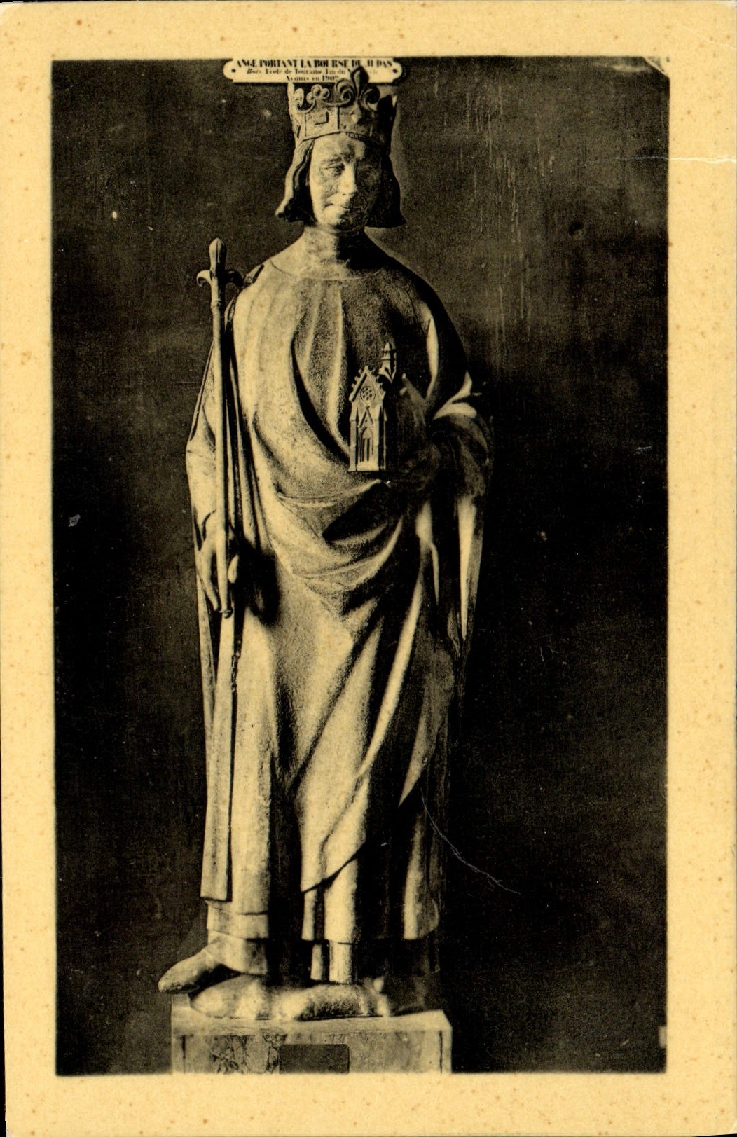CPA Statue Du roi Charles V provenant du Portail Des Celestins Paris Musee Du Louvre