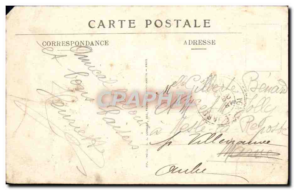 CPA Guerre 1914 1917 Musee de l'armee Paris Ensemble des trophees exposes dans la cour d'honneur Avion — Rückseite