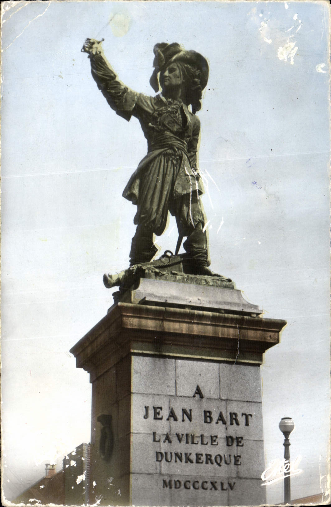 Statue de Jean Bart à Dunkerque — éditeur Estel, n° 17171