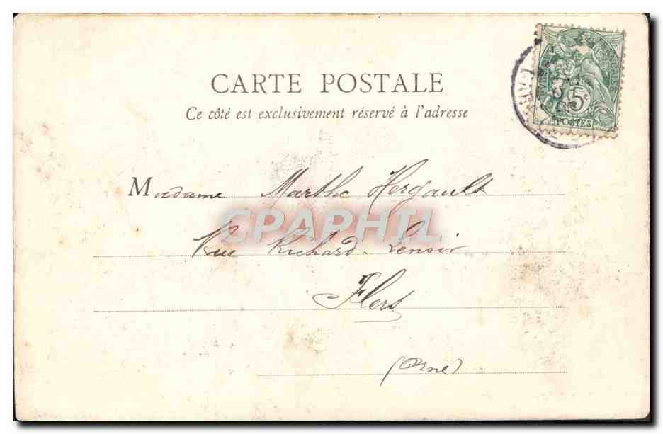 CPA Chartres L'Assomption Par Bridan — Verso
