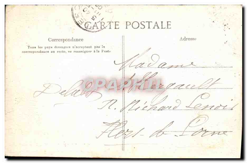 Vannes — Vannes et sa femme — Maison ayant appartenu à Gilles de Bretagne — Verso