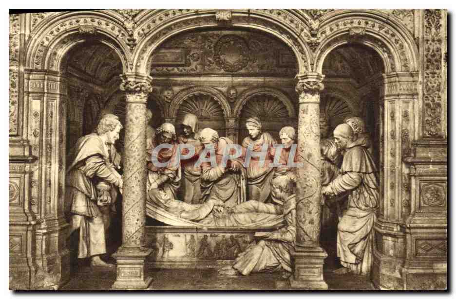 CPA Abbaye De Solesmes Les Saints L'ensevelissement de Notre Dame