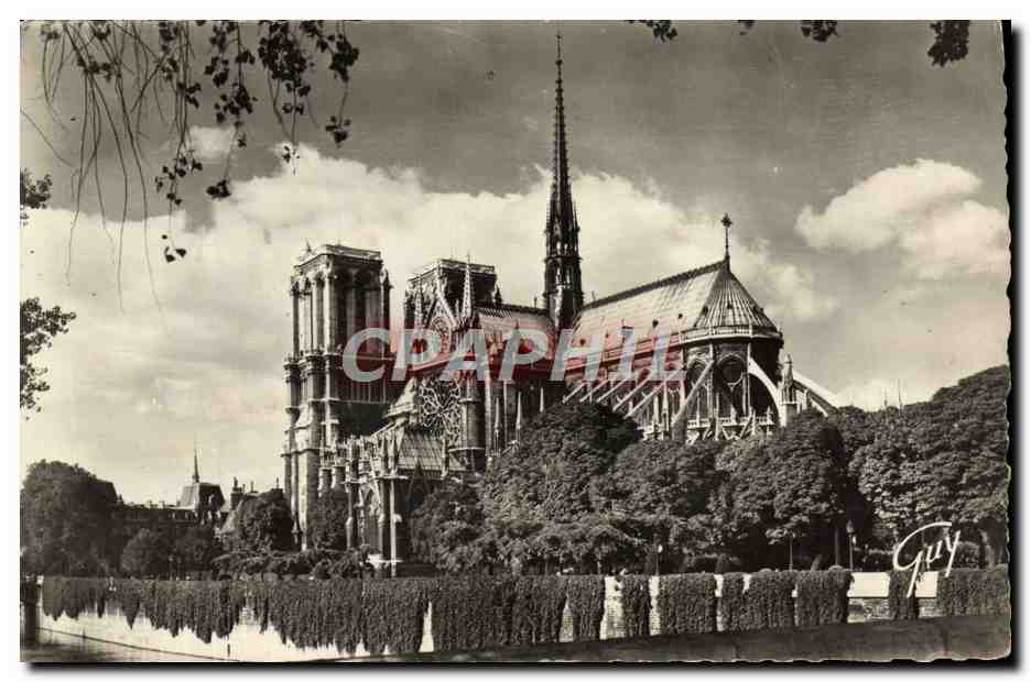 CPM Paris Notre Dame Abside de la Cathedrale 
