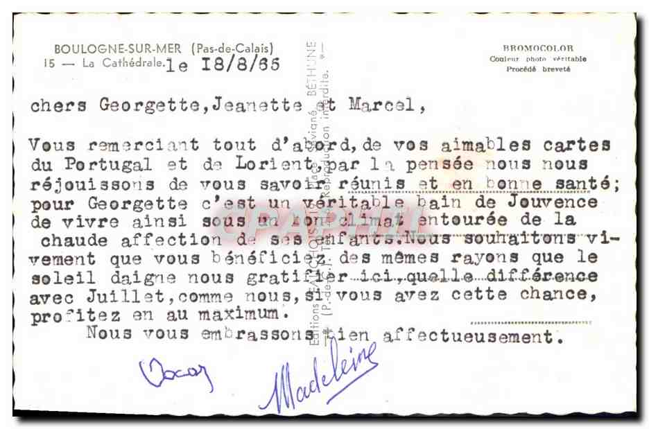 Boulogne-sur-Mer — La Cathédrale — éditions Béthune — Reverso