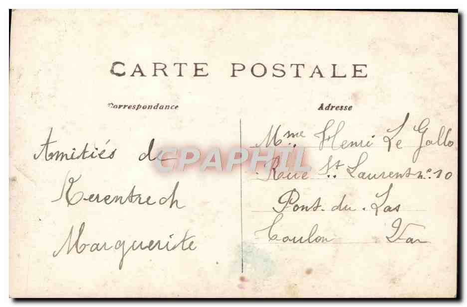 CPA Fantaisie Femme Soldat miltiaria Alsace Enfin Reunis — Rückseite