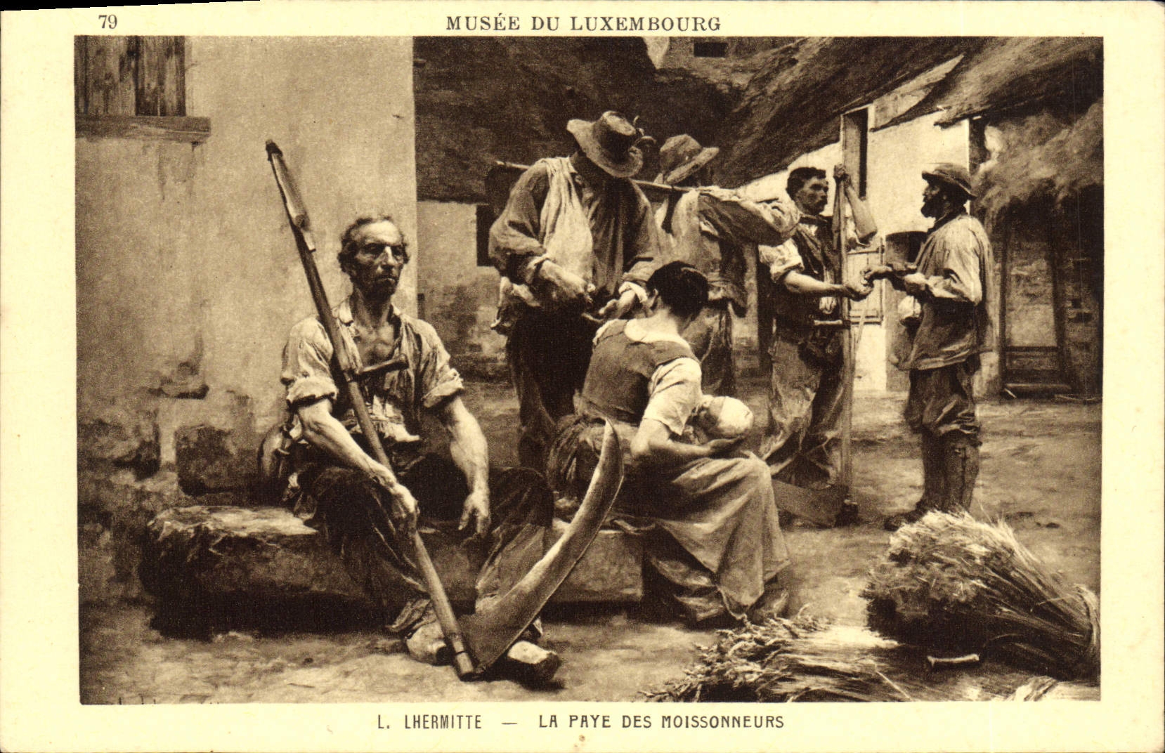 La paye des moissonneurs — L. Lhermitte — Musée du Luxembourg