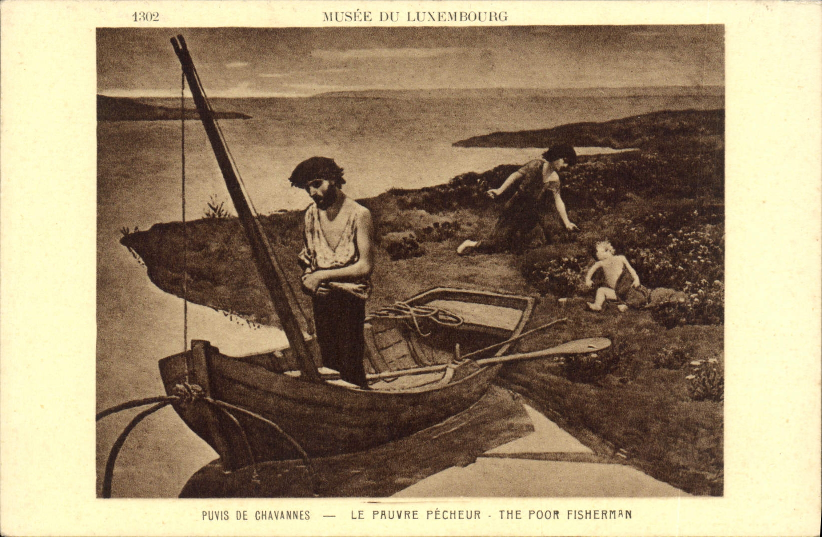 CPA Musee Du Luxembourg Pulvis de Chavannes le pauvre pecheur