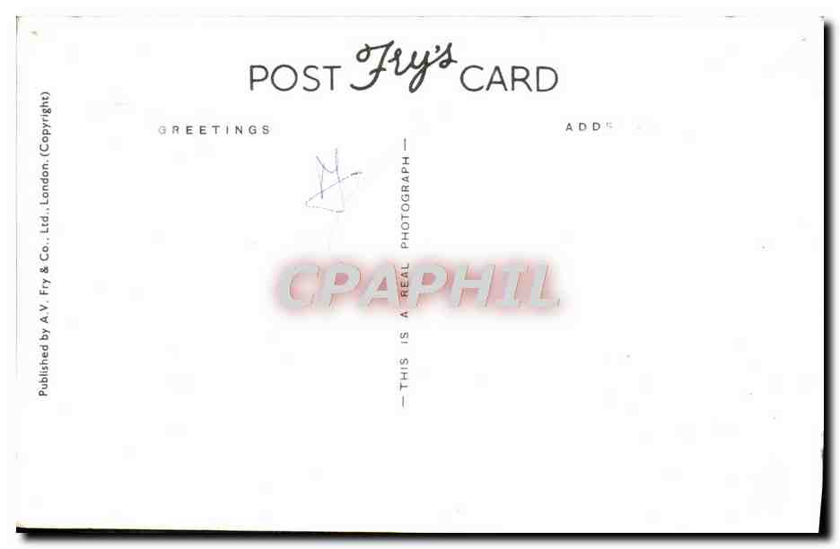 CPM Westminster Abbey London — Verso