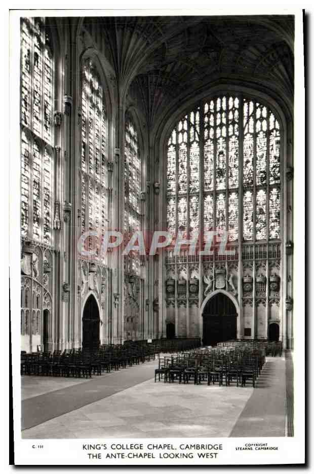 CPA King's College Chapel Cambridge The Ante chaple looking West