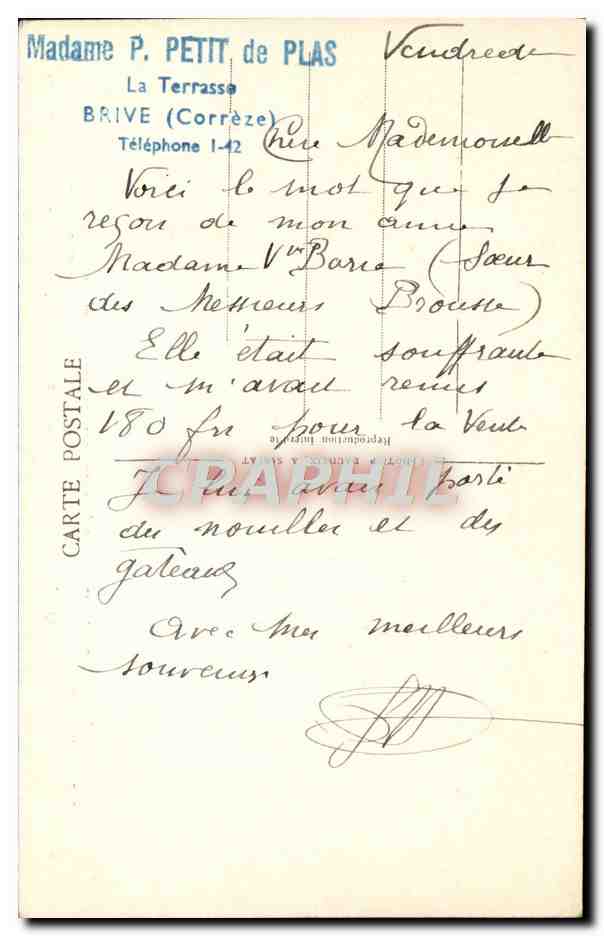 Château féodal de Beynac — La Vallée de la Dordogne et le Château de Fayrac — P.D.S. Dordognz — Rückseite