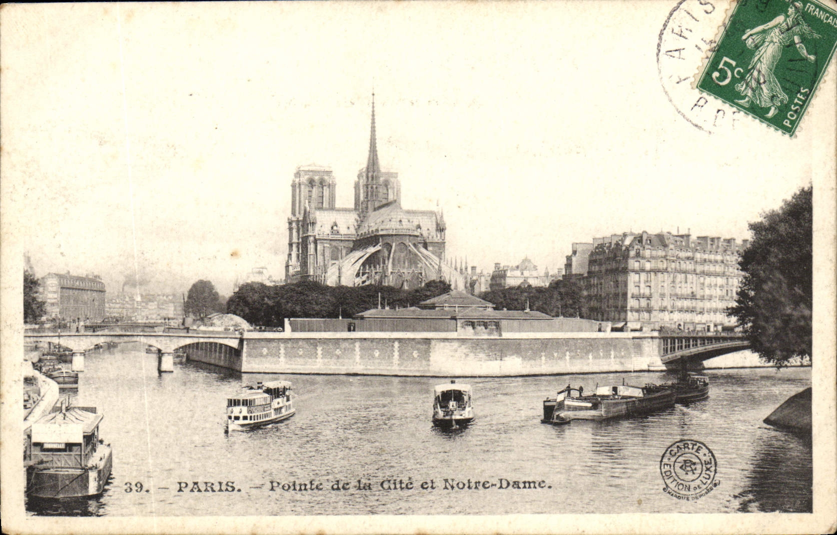 CPA Paris Pointe de La Cite et Notre Dame