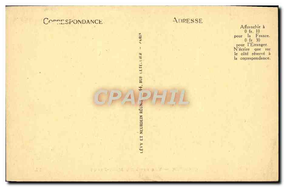 CPA Quimper Vue Prise Du Mont Frugy — Rückseite