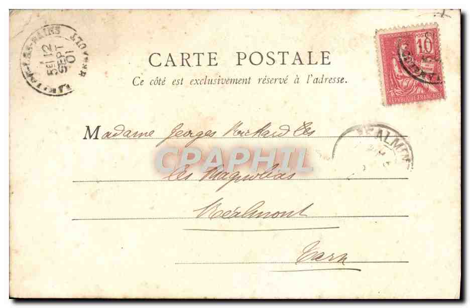 Lamalou-le-Haut — Source Moïse — éditeur non identifié — Verso