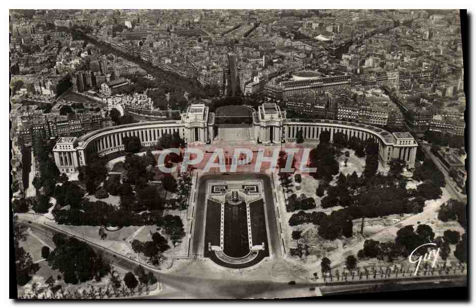 Vue aérienne de la Tour Eiffel — Panorama prise de la tour Eiffel — Éd. GUY, n°3063