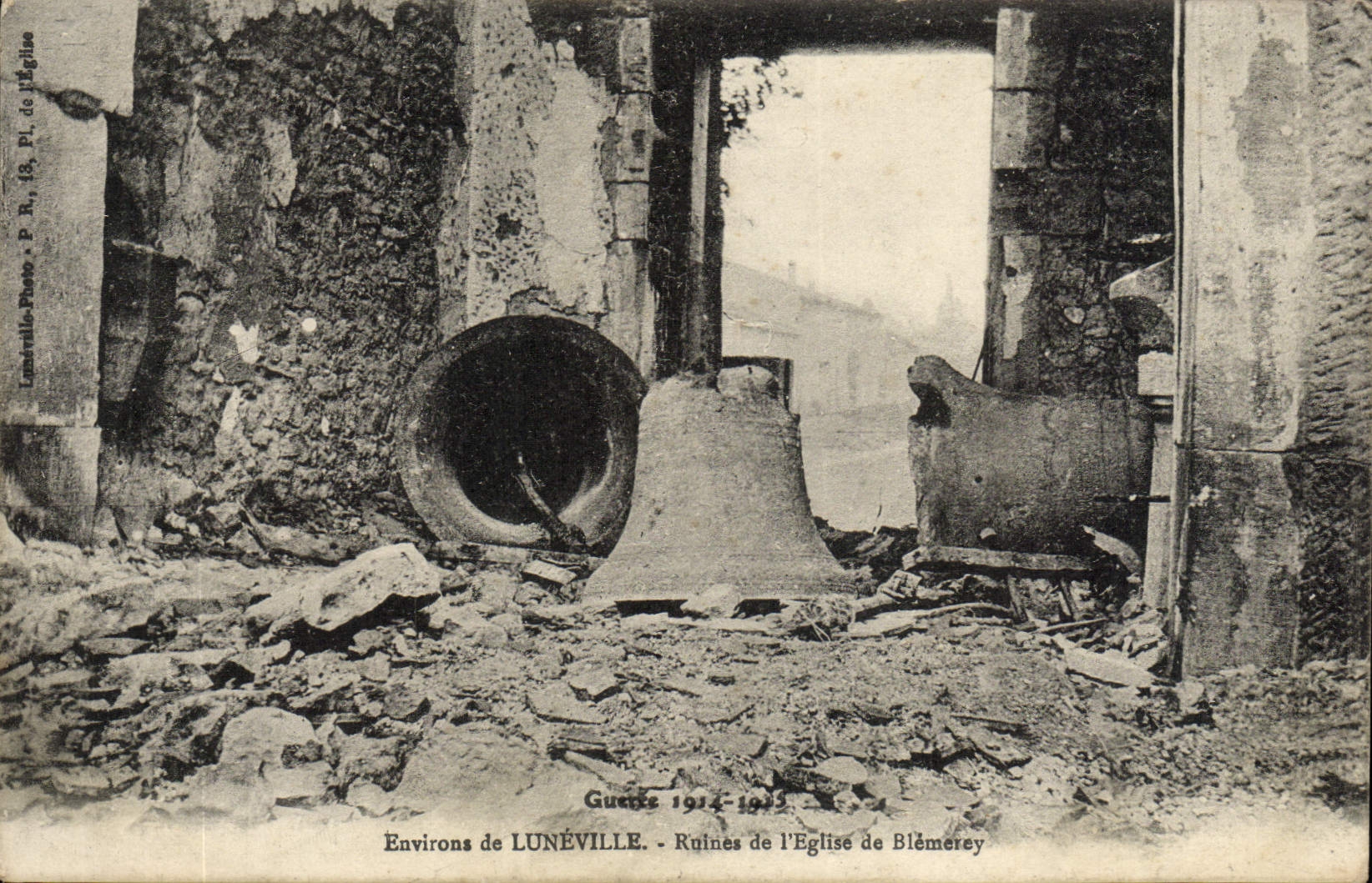 Ruines de l'église de Blémérey — Environs de Lunéville — Photo Guaize, P. R., 18