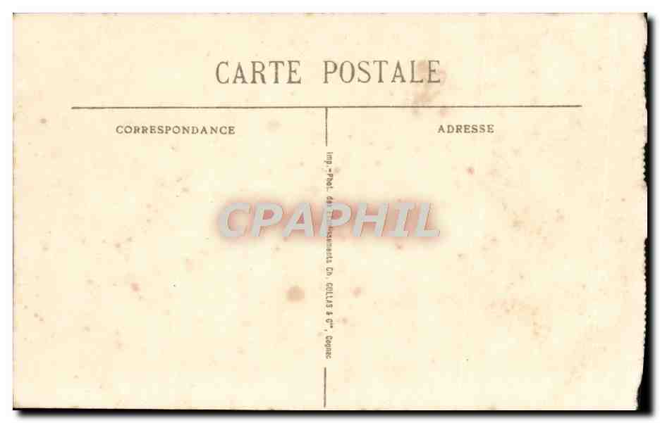 CPA Cauterets Le lac de Gaube et le Vignemale — Verso
