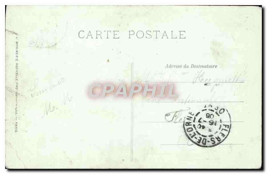 CPA Caen L'Eglise Notre Dame — Verso