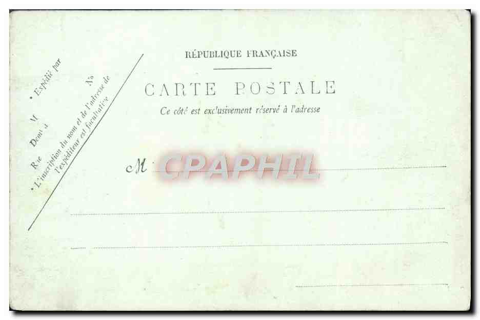 CPA Dieppe Vue Generale Prise de L'Eglise Saint Jacques — Verso