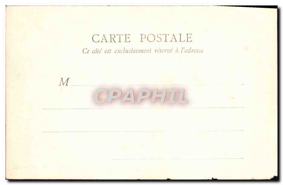 CPA Bourbon l'Archambault Chateau — Verso