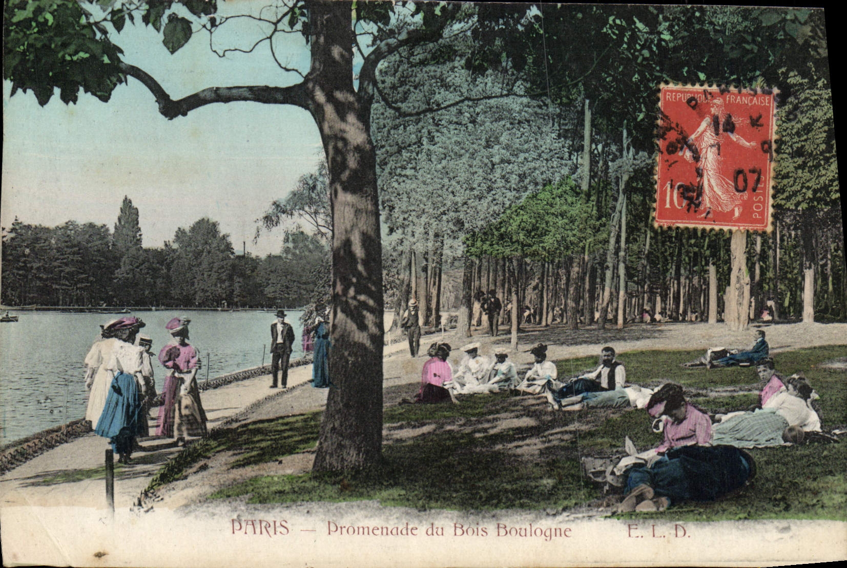 CPA Paris Promenade du Bois Boulogne