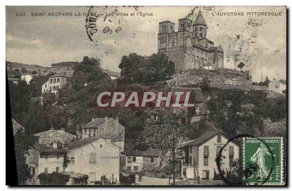 Saint-Nectaire-le-Haut — Les Villas et l'Église — L'Auvergne pittoresque