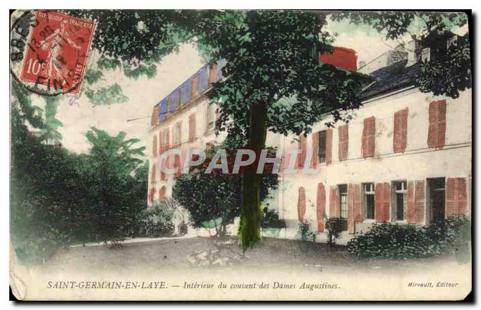 CPA Saint Germain En Laye Interieur Du Couvent Des Dames Augustines