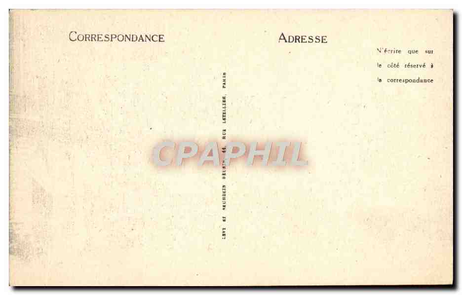 CPA Souvenir De l'Hotel Mirabeau Rue De La Paix Paris La Place De l'Opera Et l'Academie Nationale De Musique — Rückseite