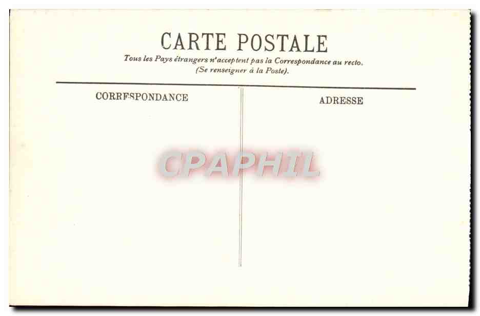 CPA Monaco Vue Generale De La Prinicipaute — Rückseite