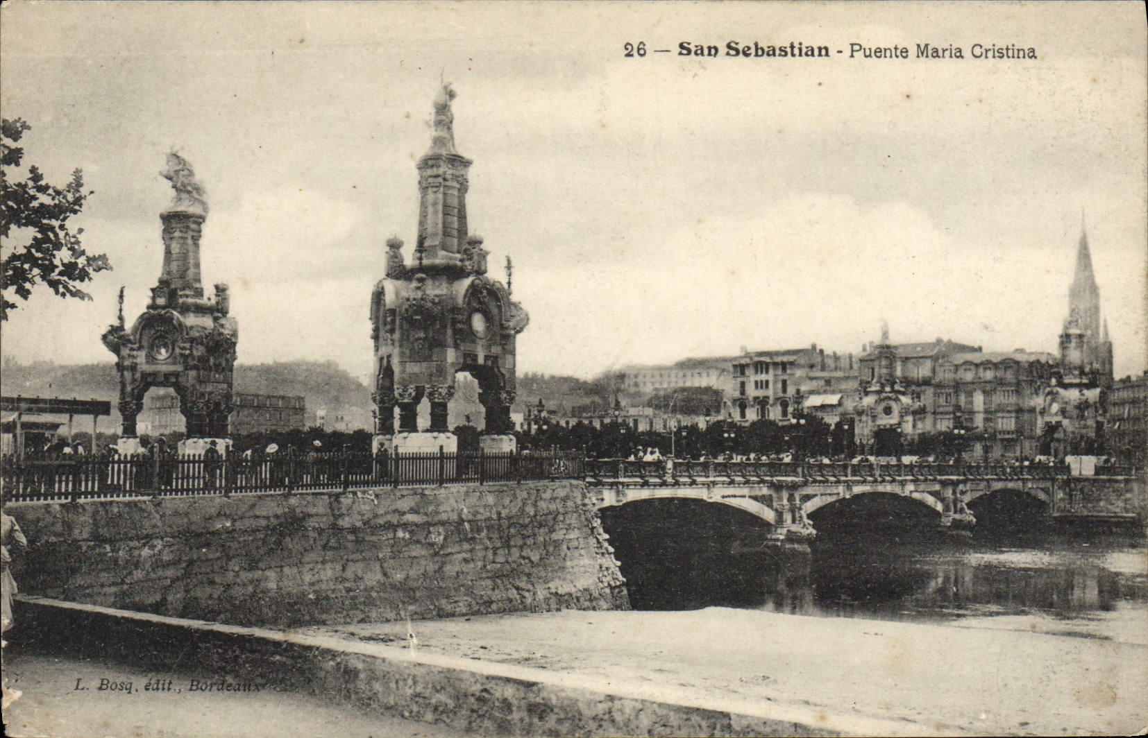 CPA San Sebastian Puente Maria Cristina